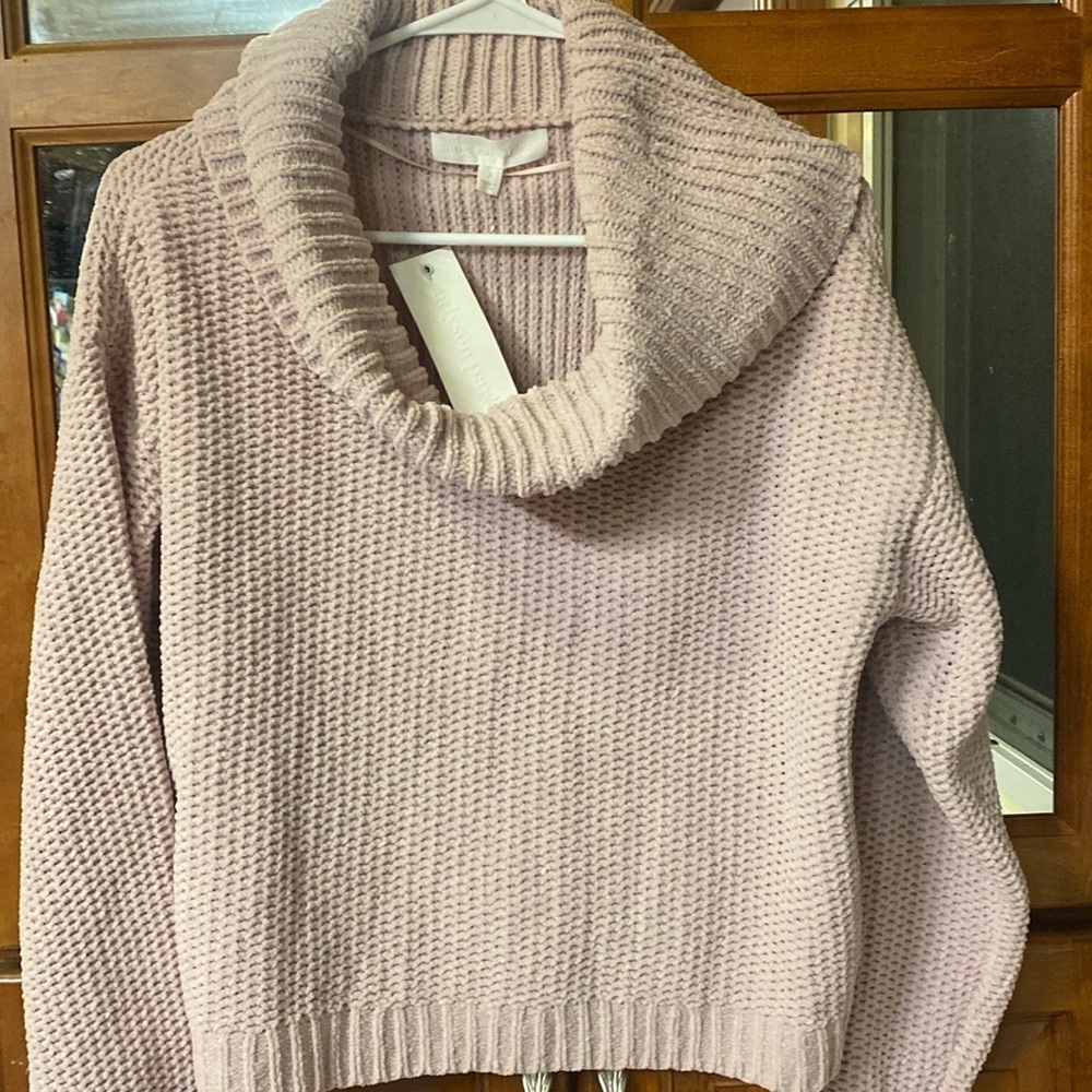 Adyson Parker Soft Cowl Neck Oversized Knit Size Small Sweater Fall
